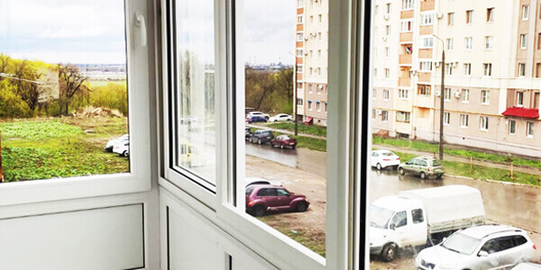 Холодное остекление алюминиевыми окнами