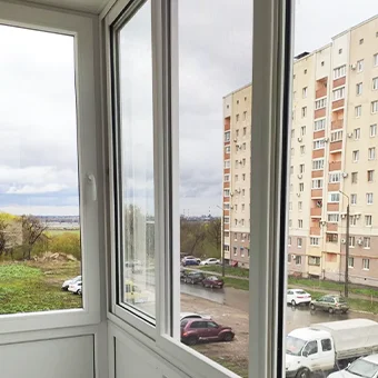 Холодное остекление алюминиевыми окнами